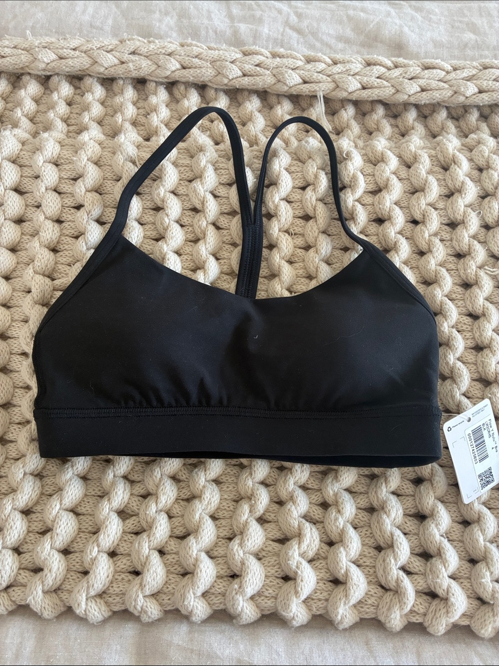 lululemon athletica Black Seamless Light-Support Sports Bra